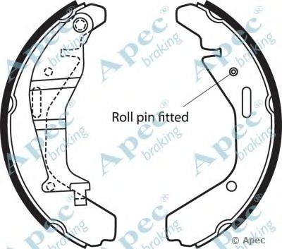 APEC BRAKING shu694 -  Комплект тормозных колодок